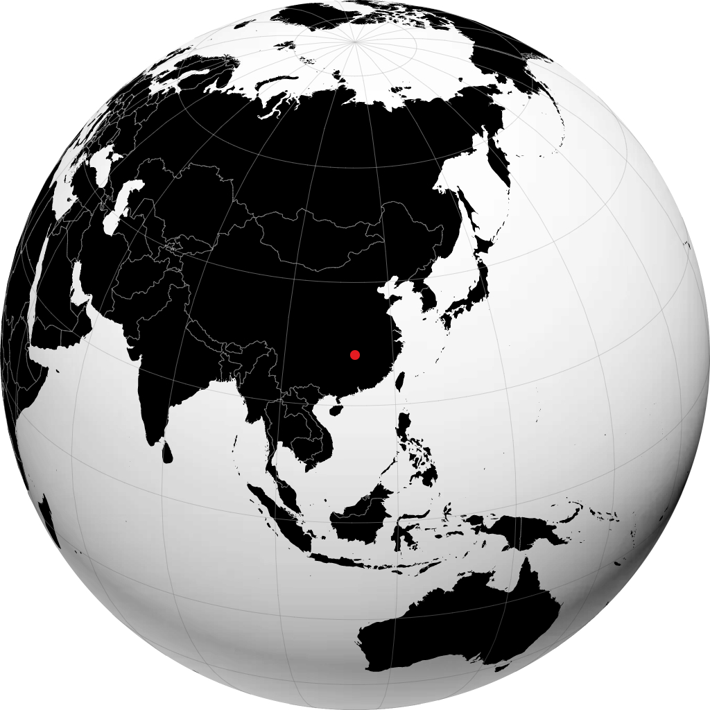 Changsha sul globo