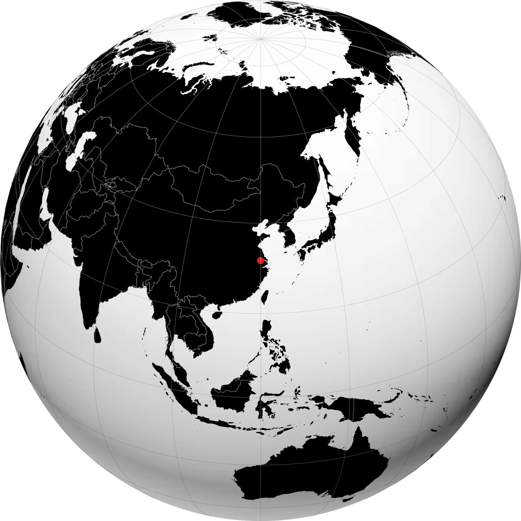Changzhou sul globo