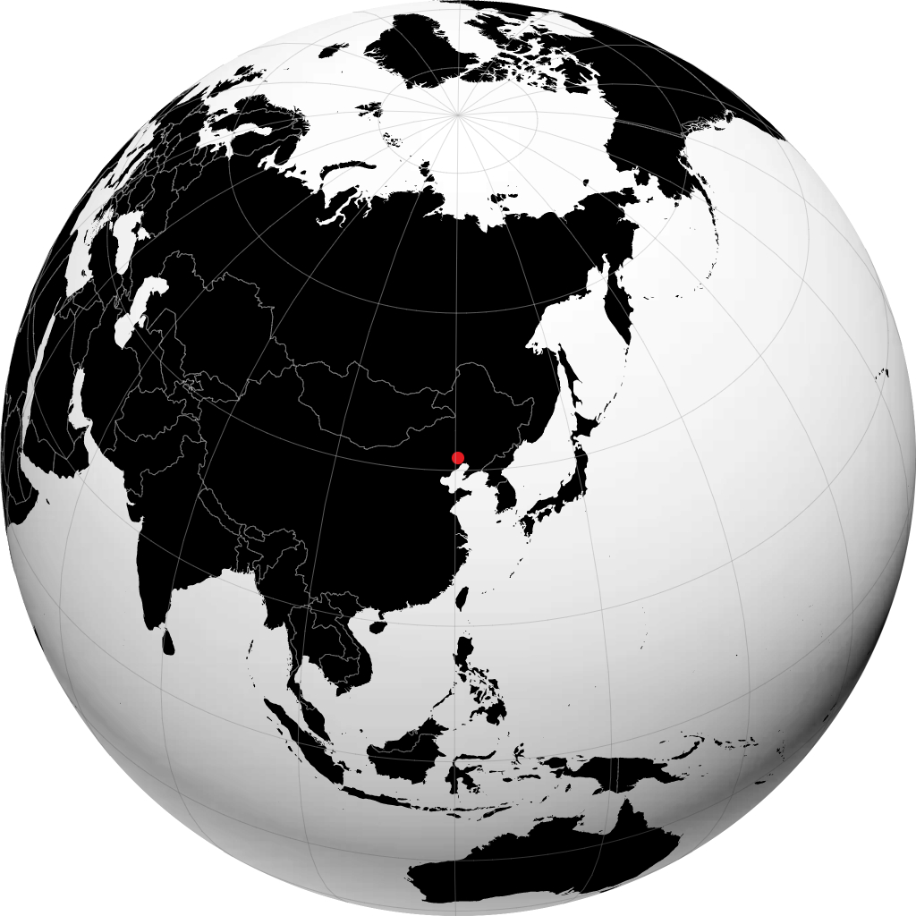 Chaoyang sul globo