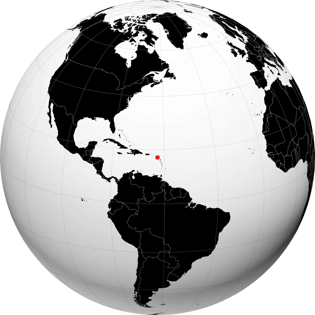 Charlestown sul globo