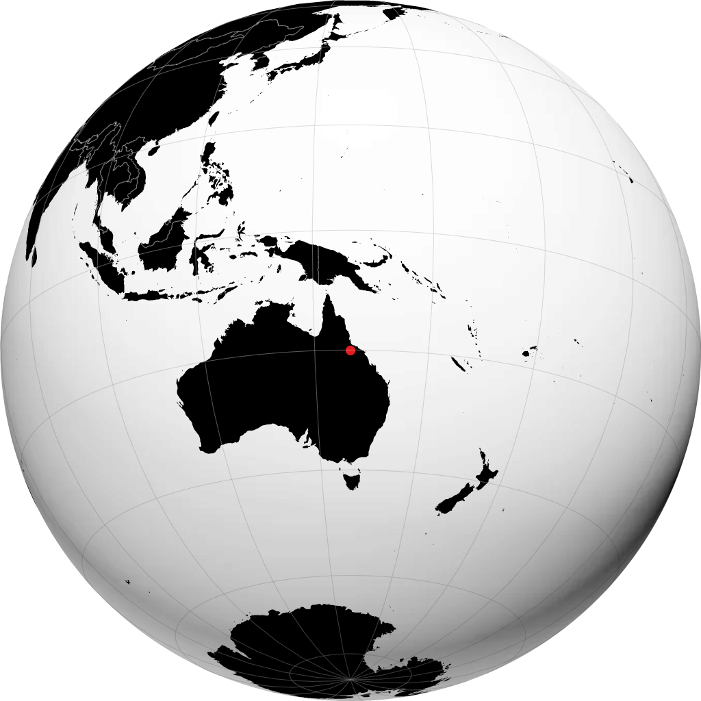 Charters Towers sul globo