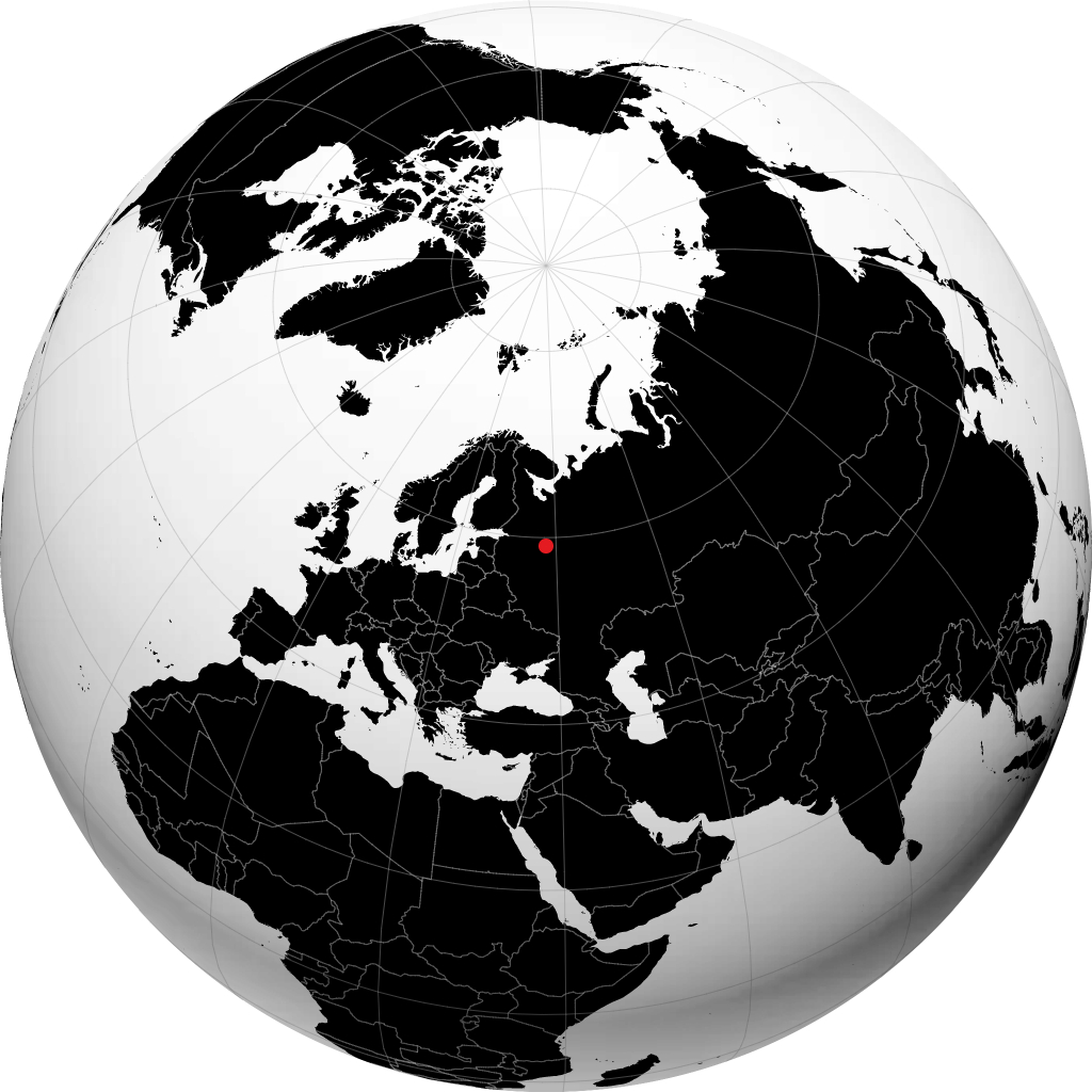 Cherepovets sul globo