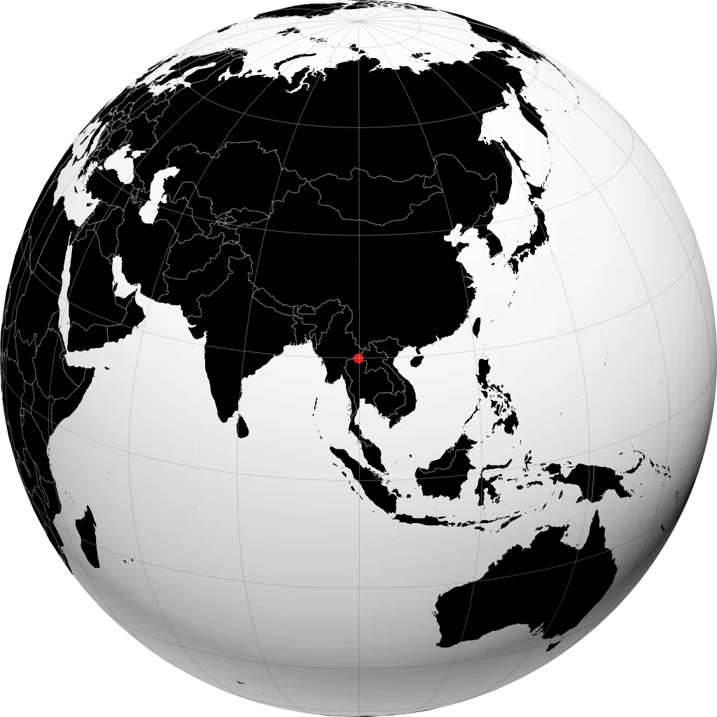 Chiang Rai sul globo