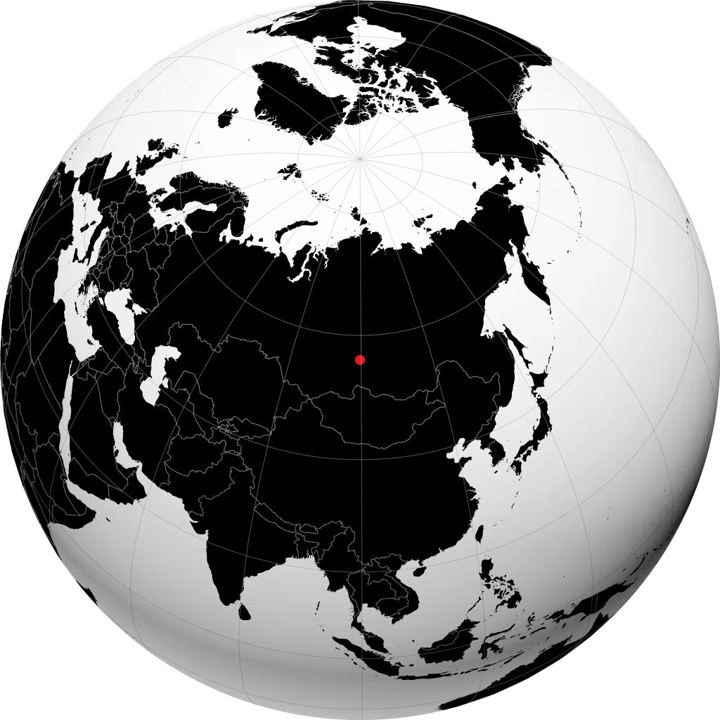 Chunskiy sul globo