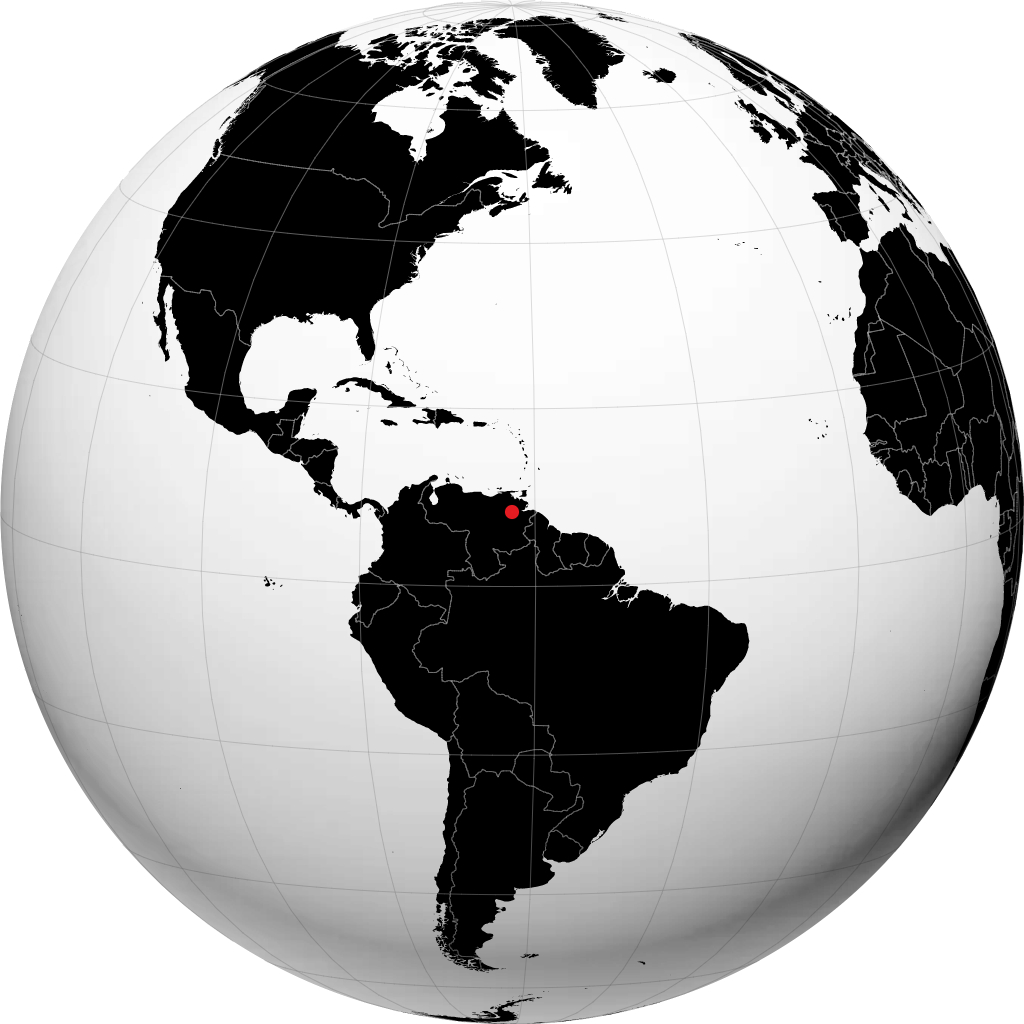 Ciudad Guayana sul globo