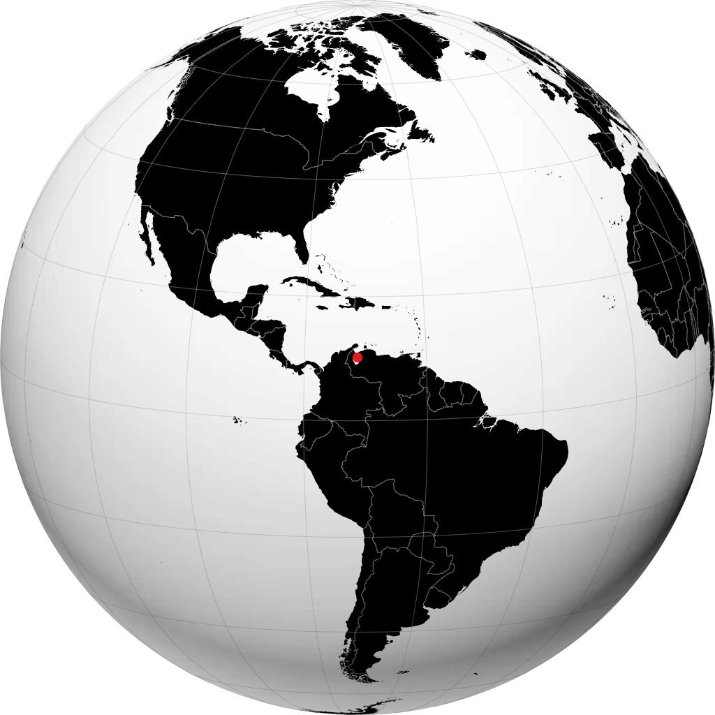 Ciudad Ojeda sul globo