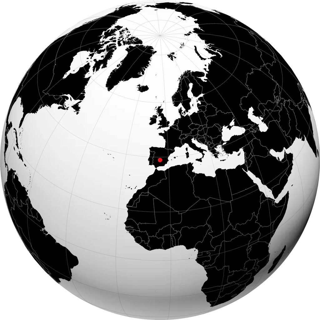 Ciudad Real sul globo