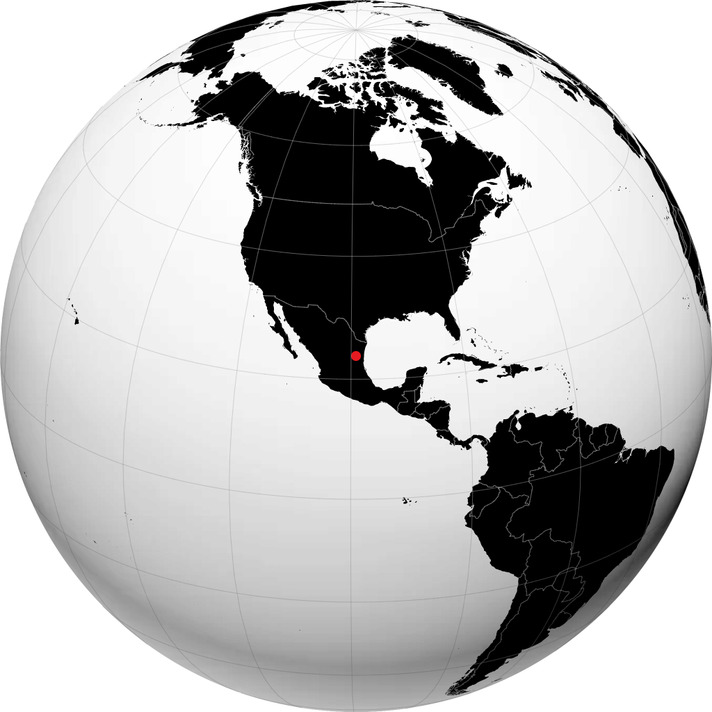 Ciudad Victoria sul globo