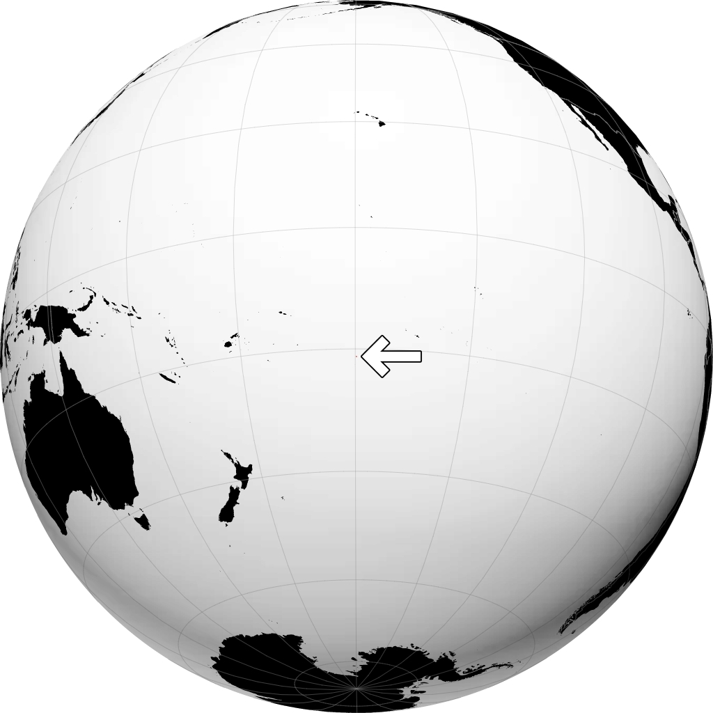 Isole Cook sul globo
