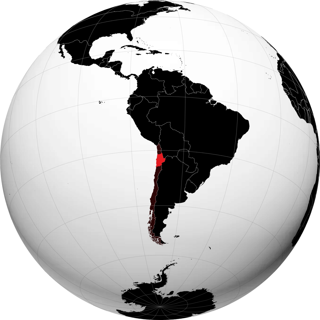 Antofagasta sul globo