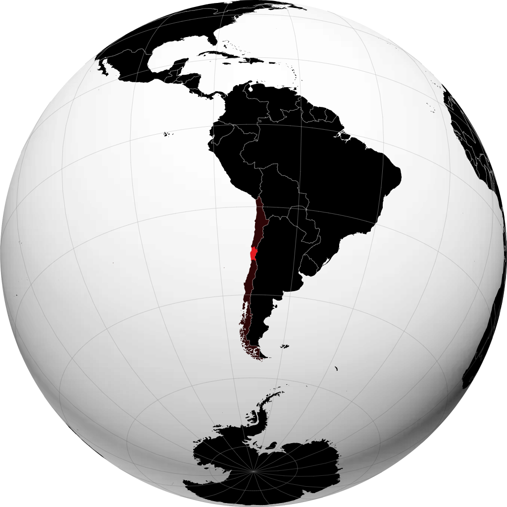 Coquimbo sul globo