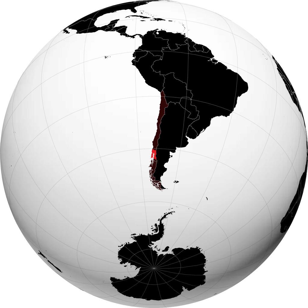 Los Lagos sul globo