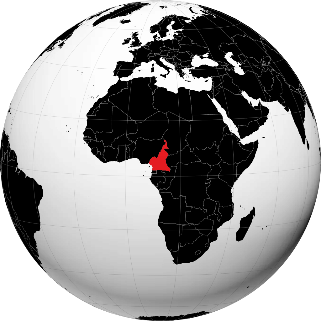 Camerun sul globo