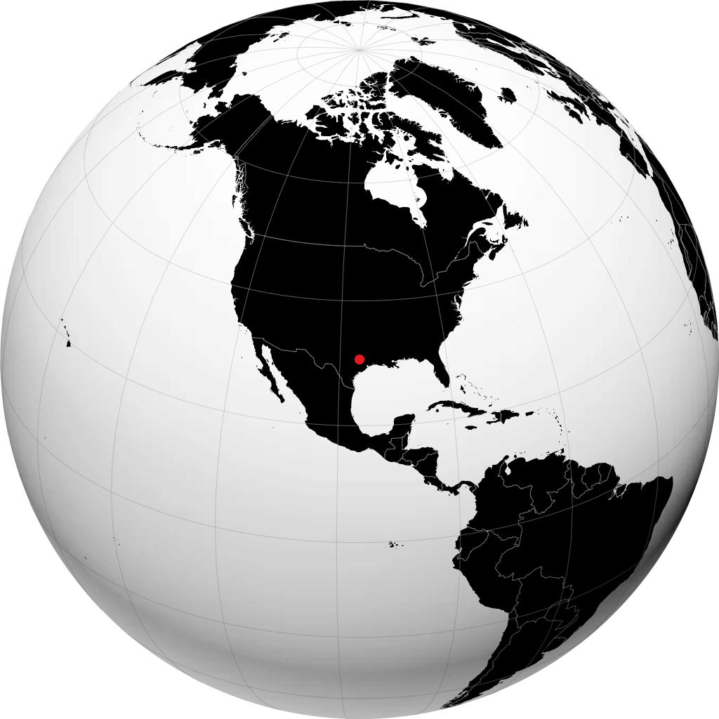 College Station sul globo