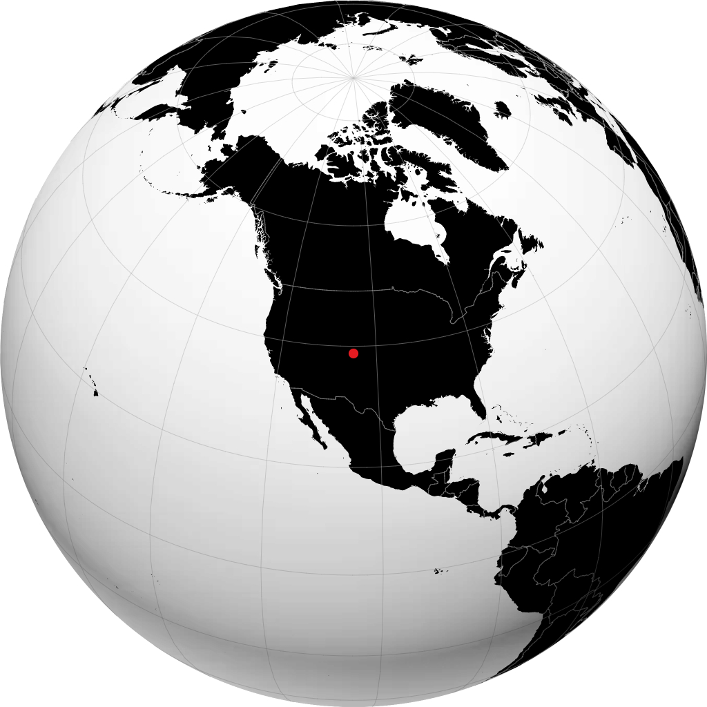 Colorado Springs sul globo