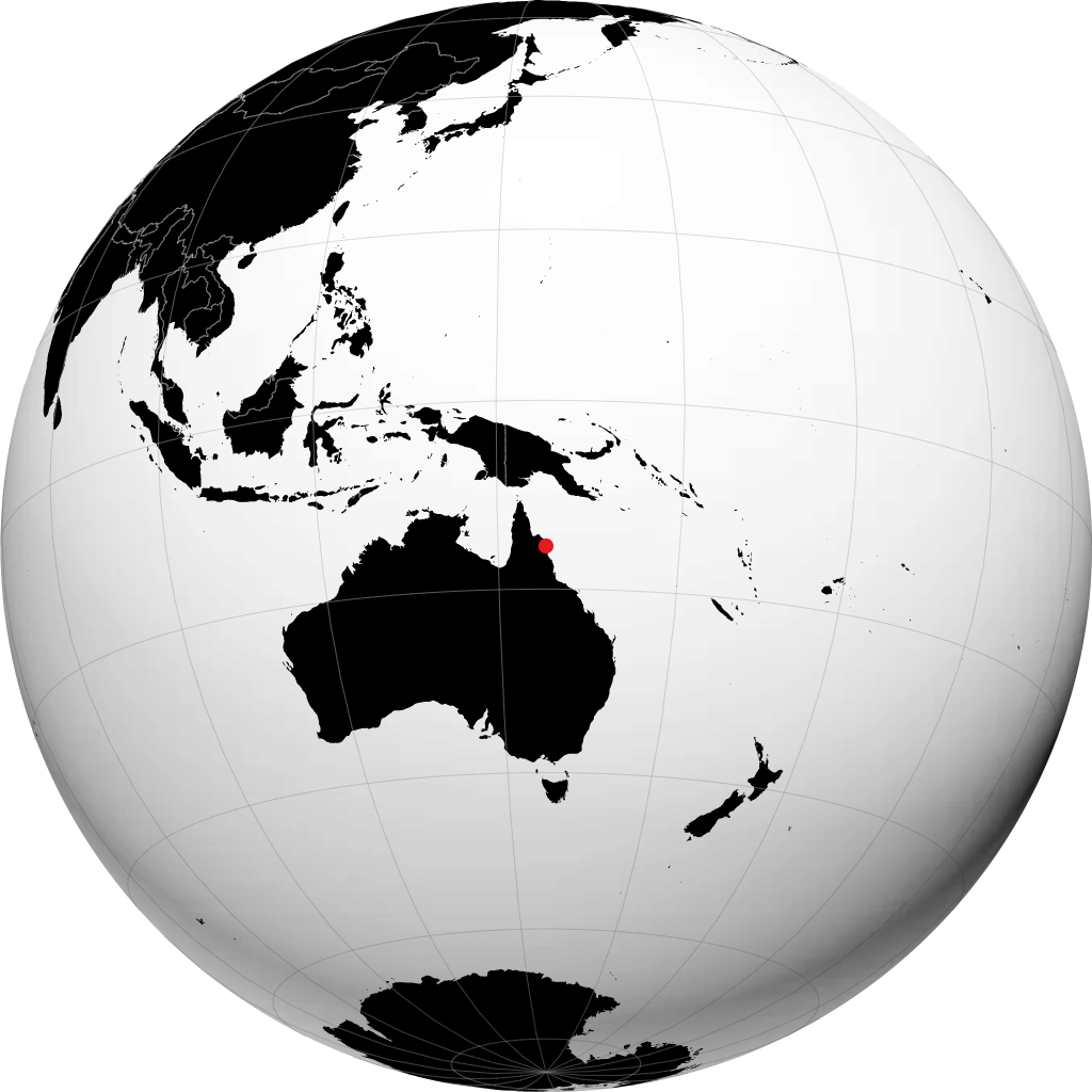 Cooktown sul globo