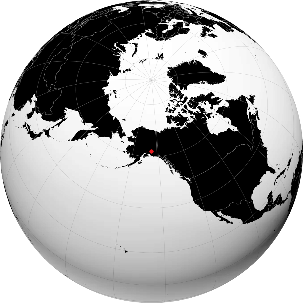 Copper Center sul globo