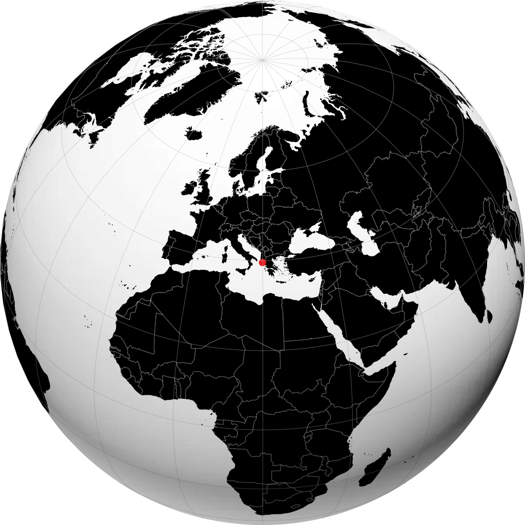 Corfù sul globo