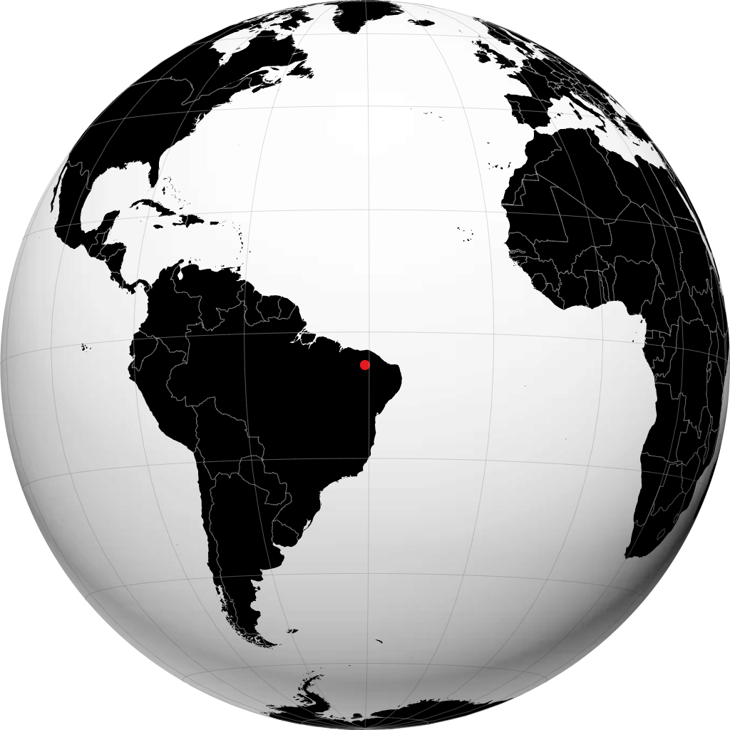 Crateús sul globo