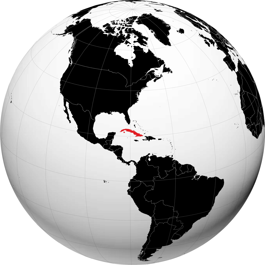 Cuba sul globo