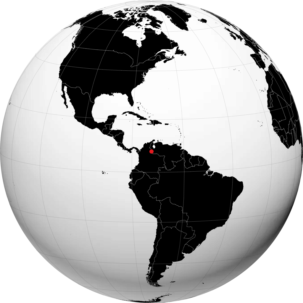 Cúcuta sul globo