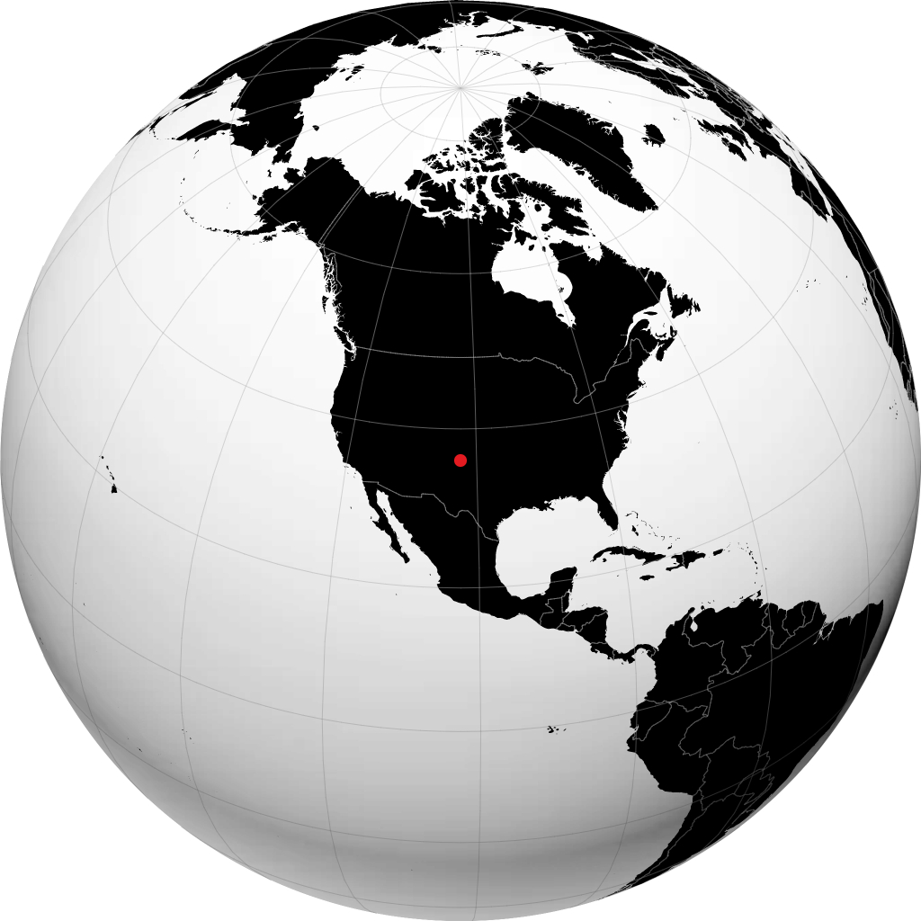 Dalhart sul globo