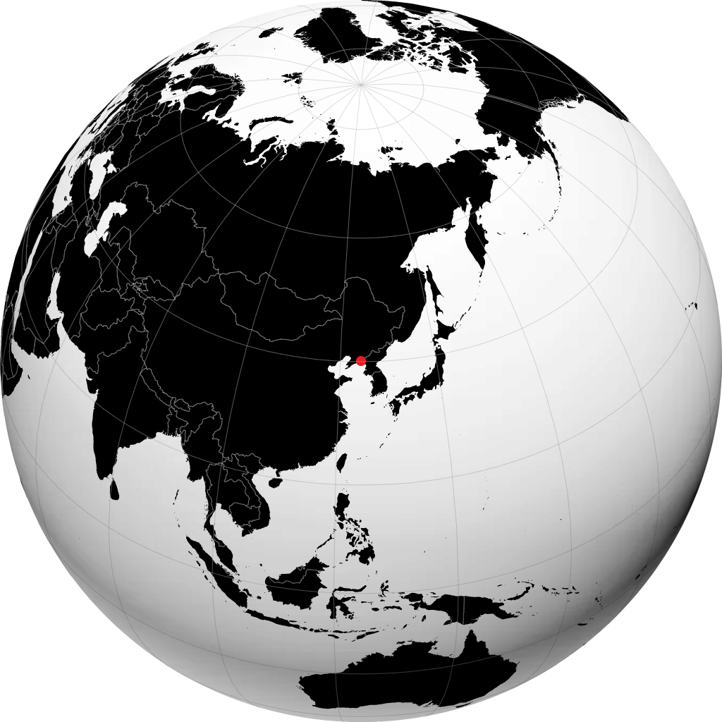 Dandong sul globo