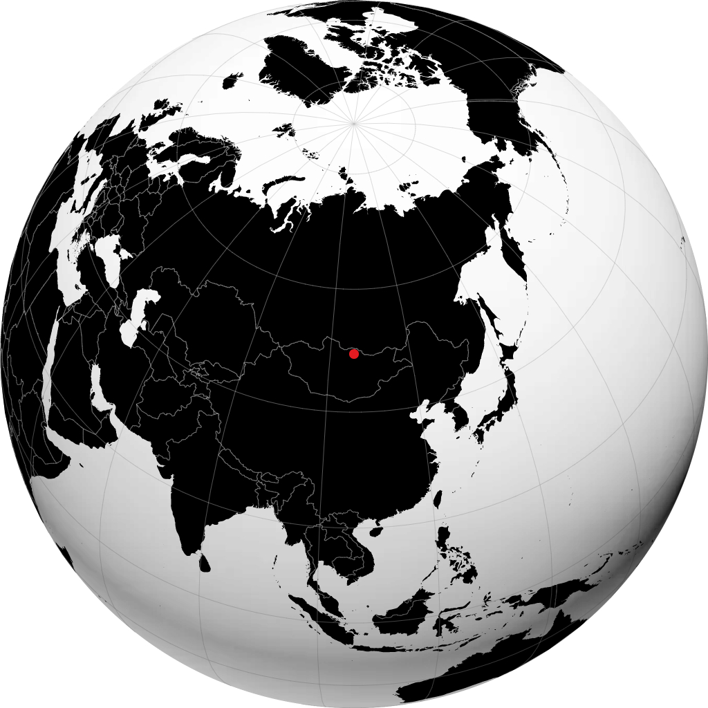 Darhan sul globo