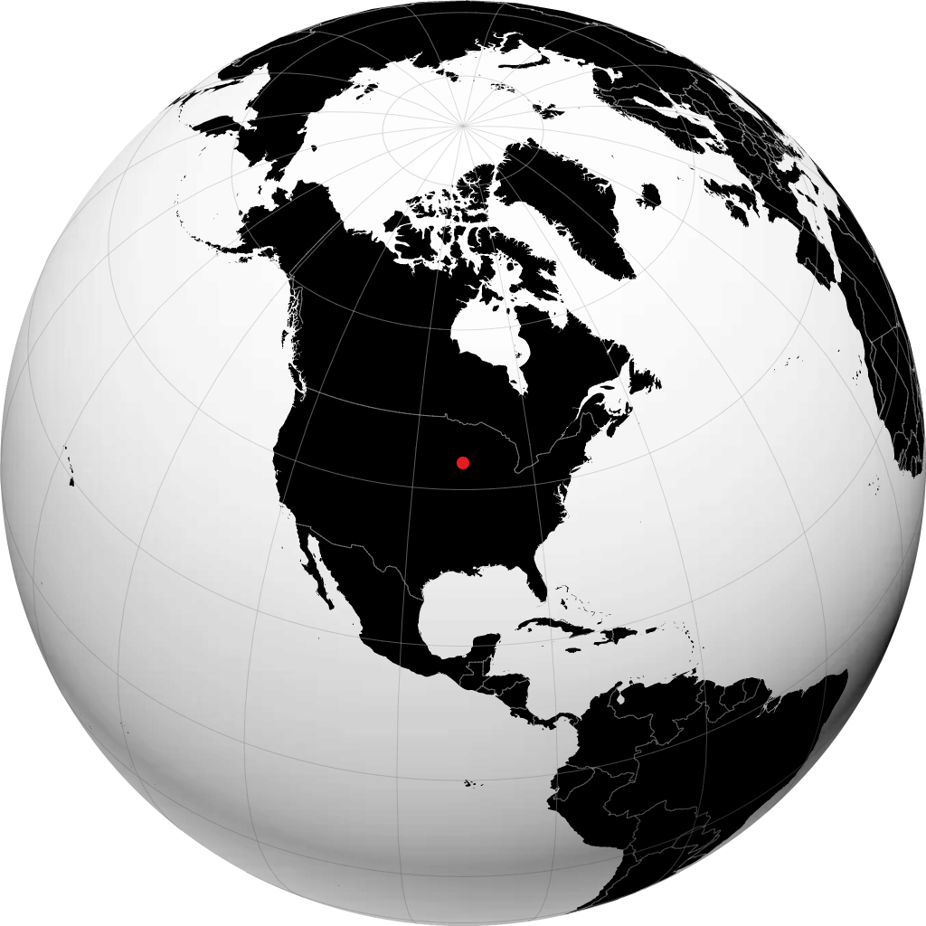 Decorah sul globo