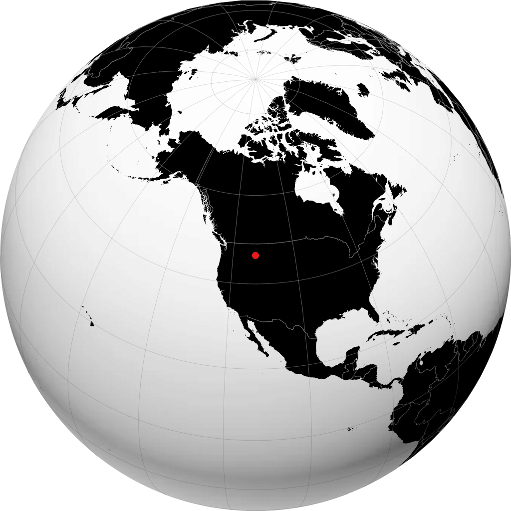 Deer Lodge sul globo