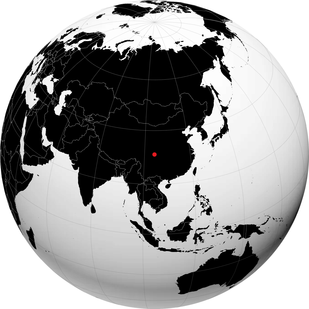 Deyang sul globo
