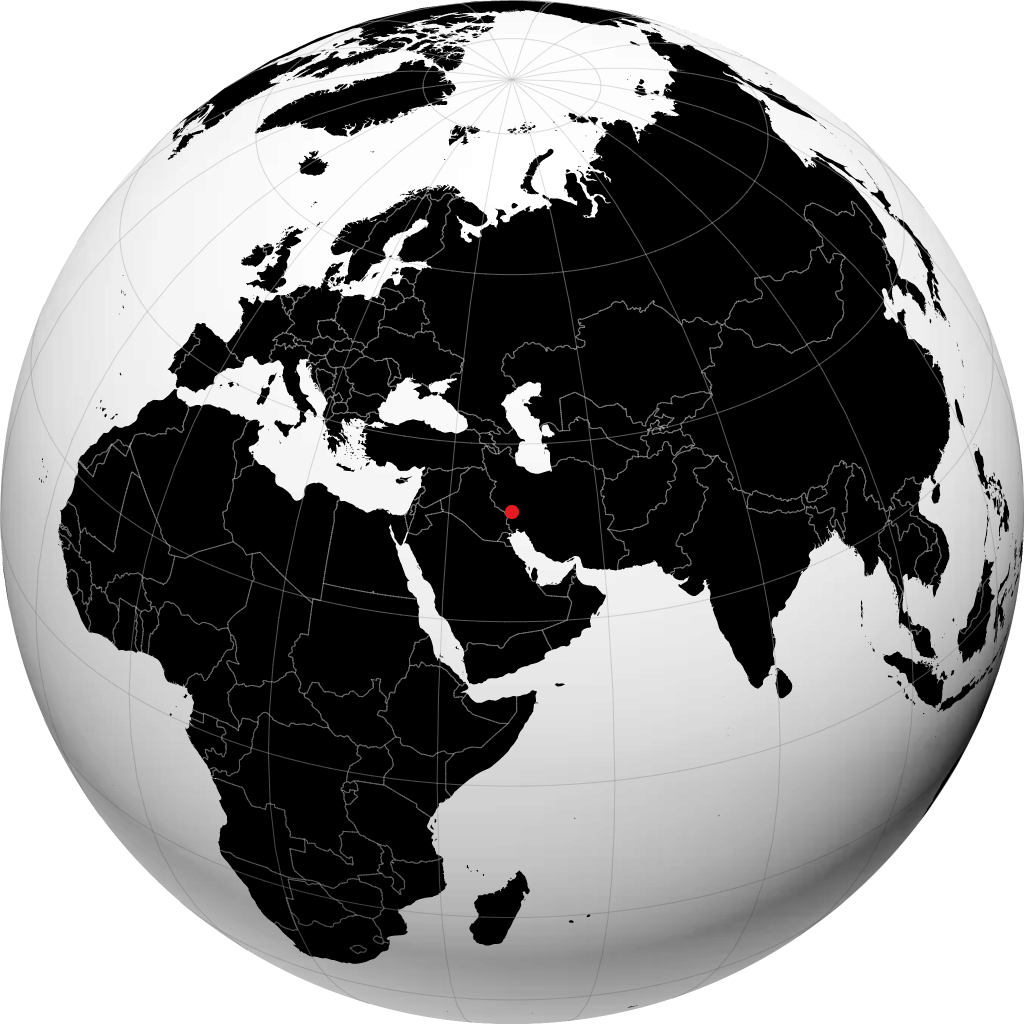 Dezful sul globo