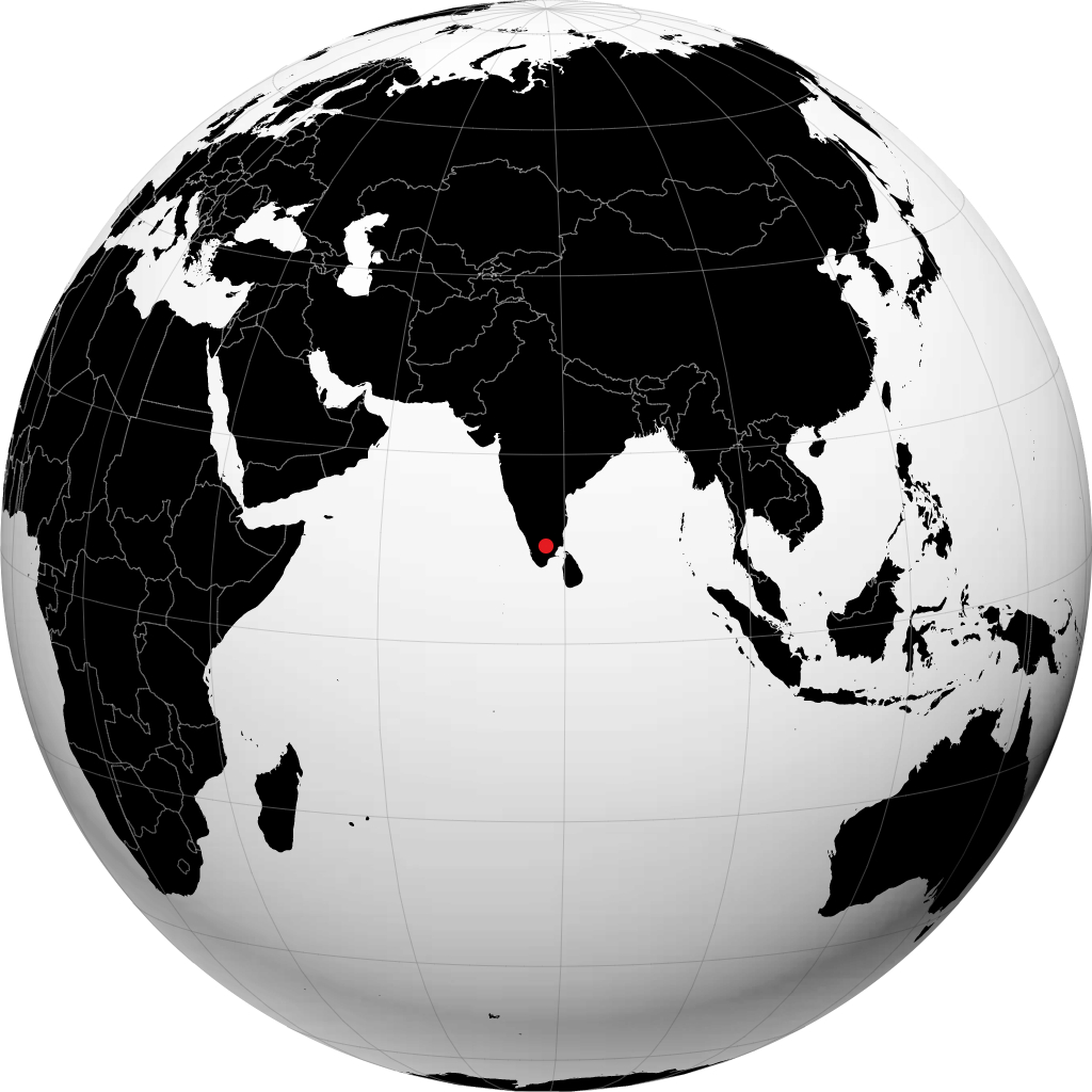 Dindigul sul globo