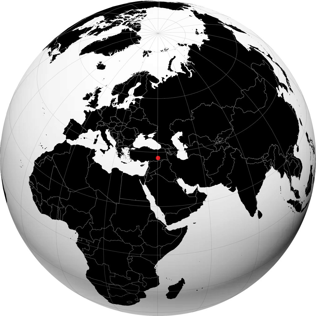 Diyarbakir sul globo