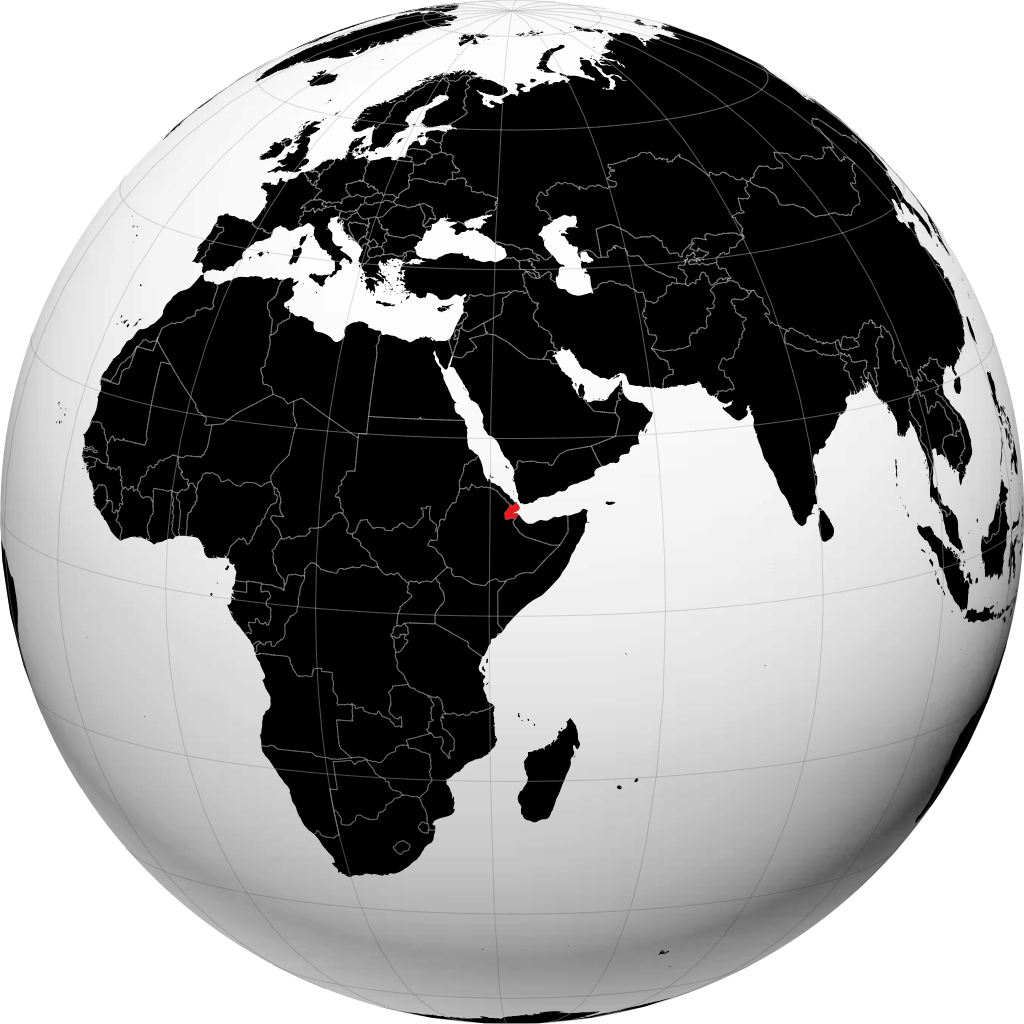 Gibuti sul globo