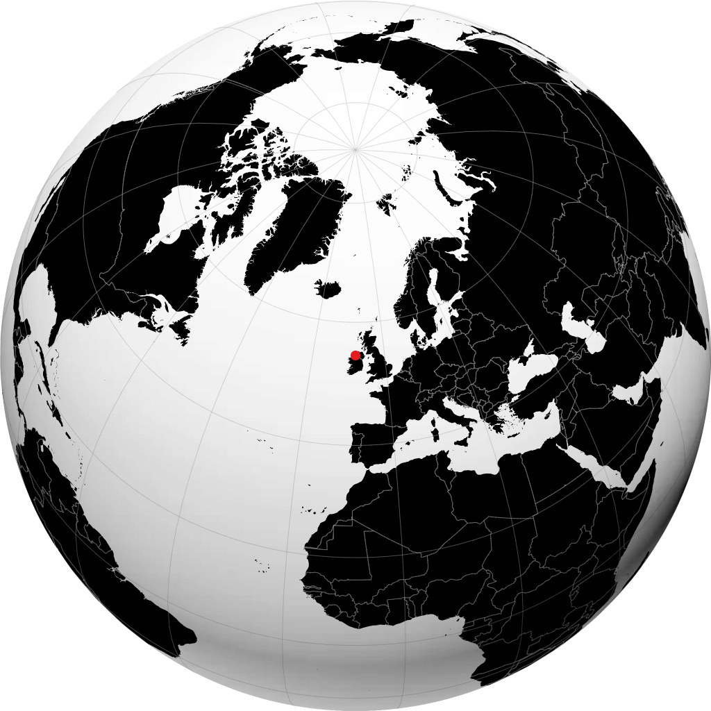 Donegal sul globo