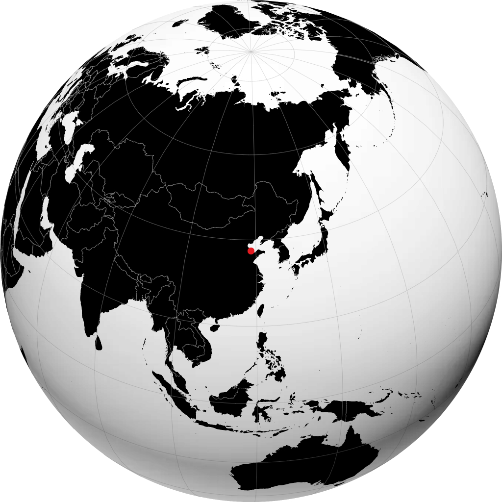 Dongying sul globo