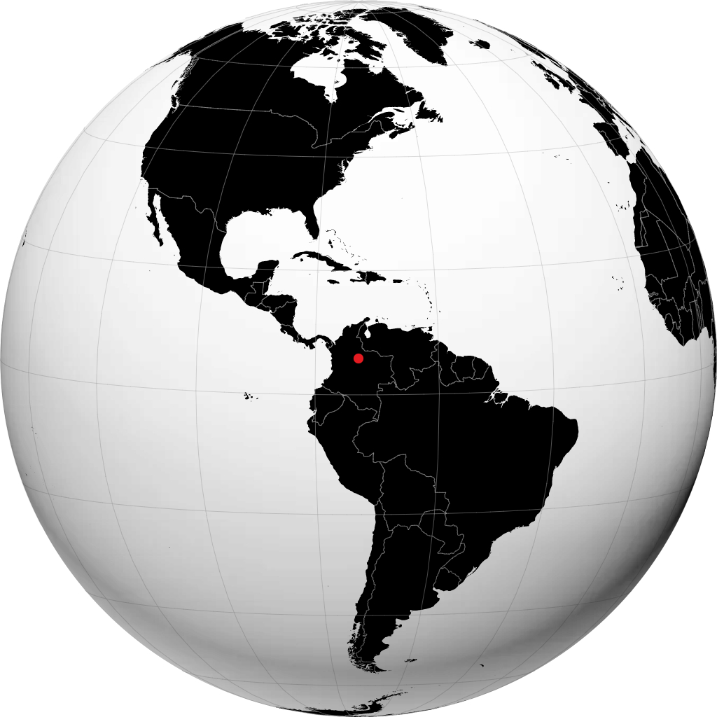 Duitama sul globo