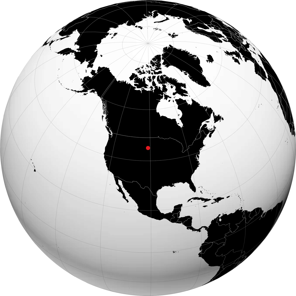 Eagle Butte sul globo