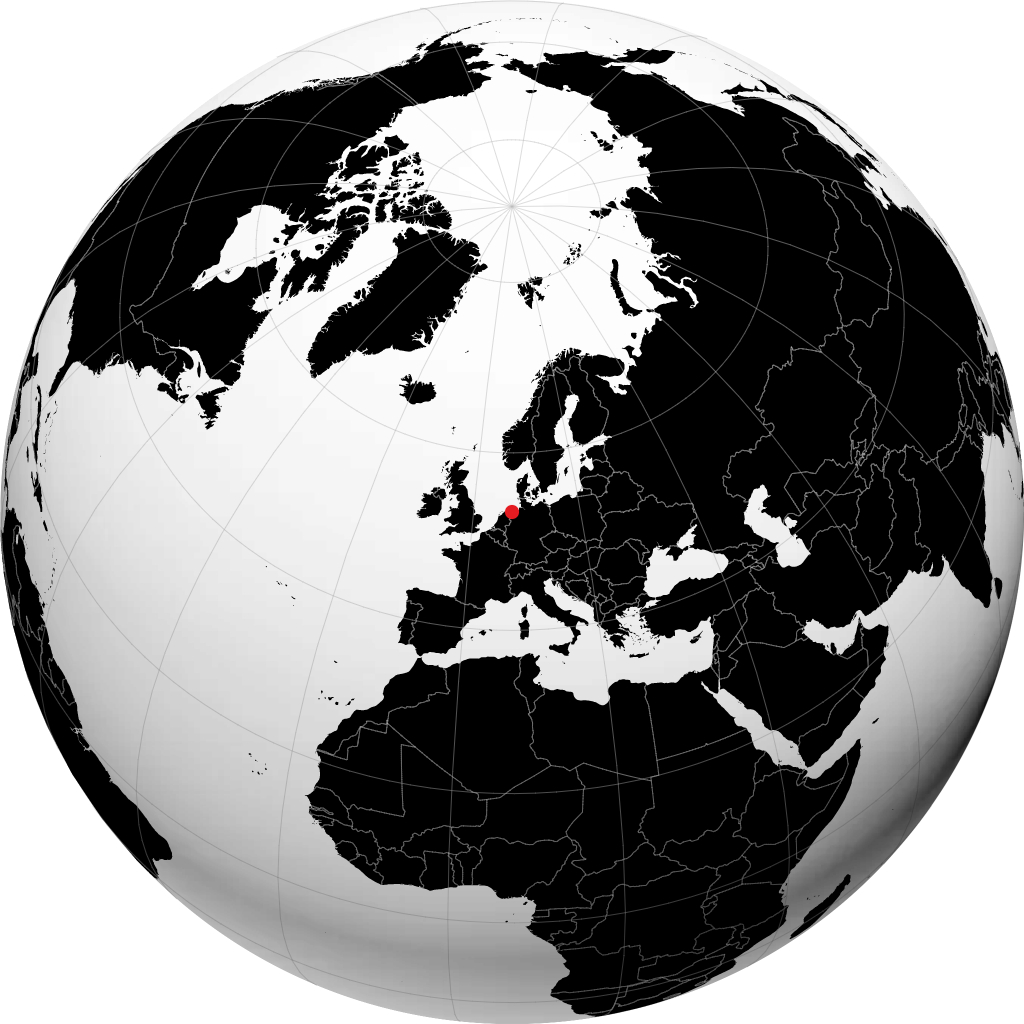 Emden sul globo