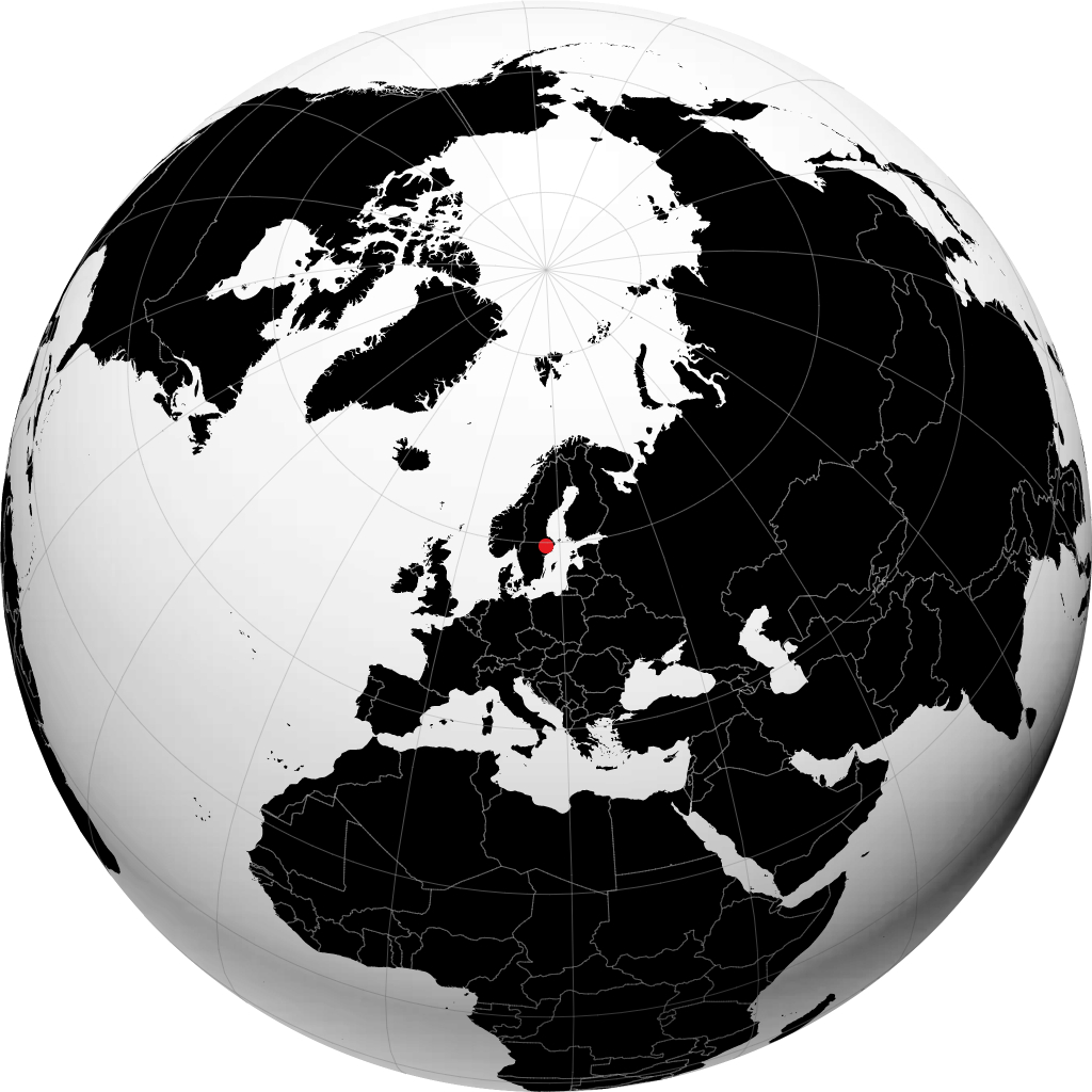 Enköping sul globo