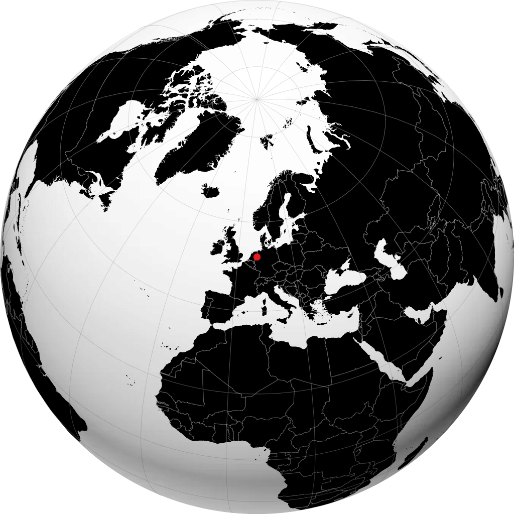 Enschede sul globo