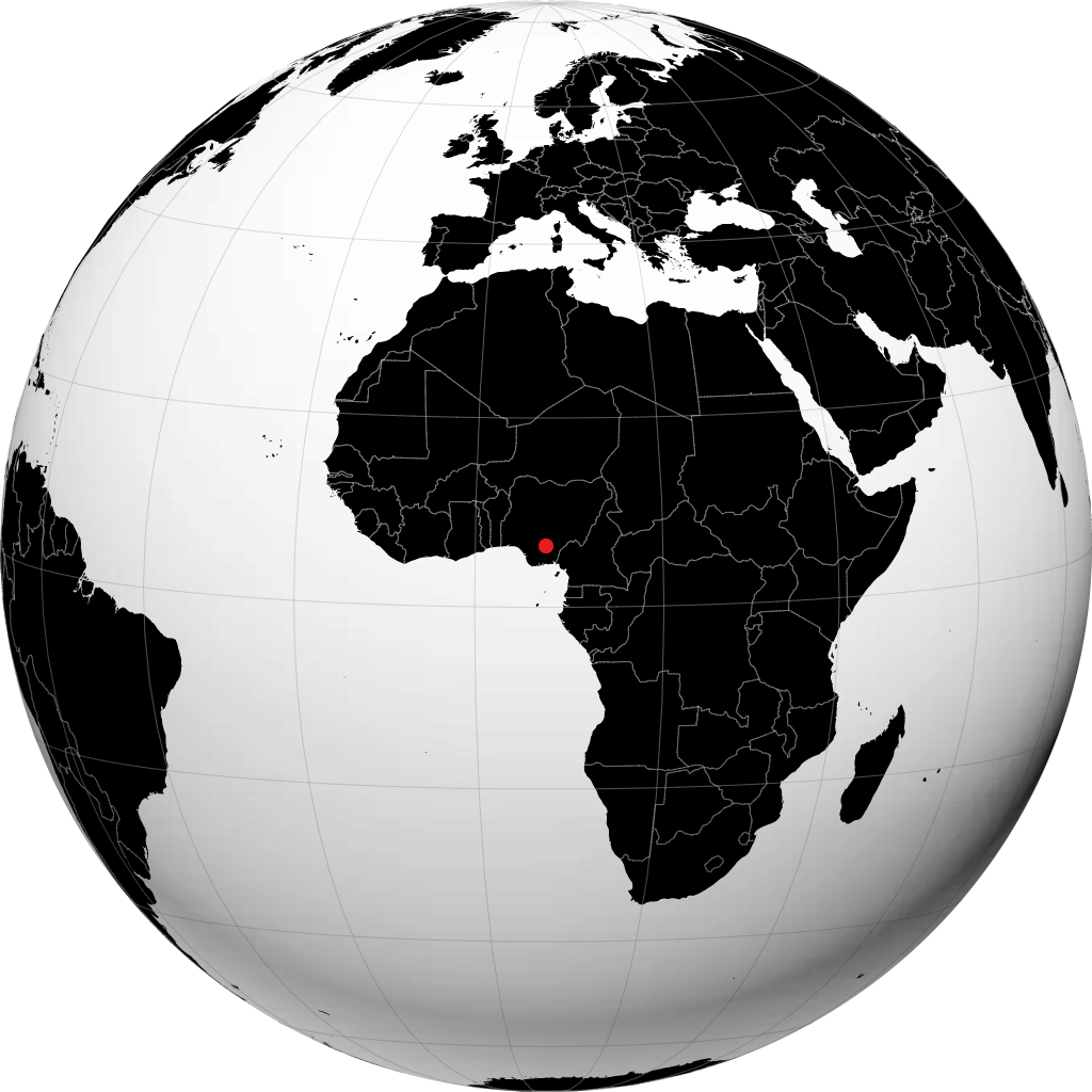 Enugu sul globo