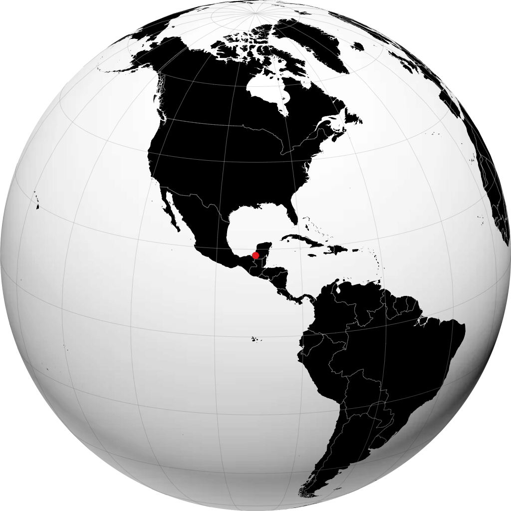 Escárcega sul globo