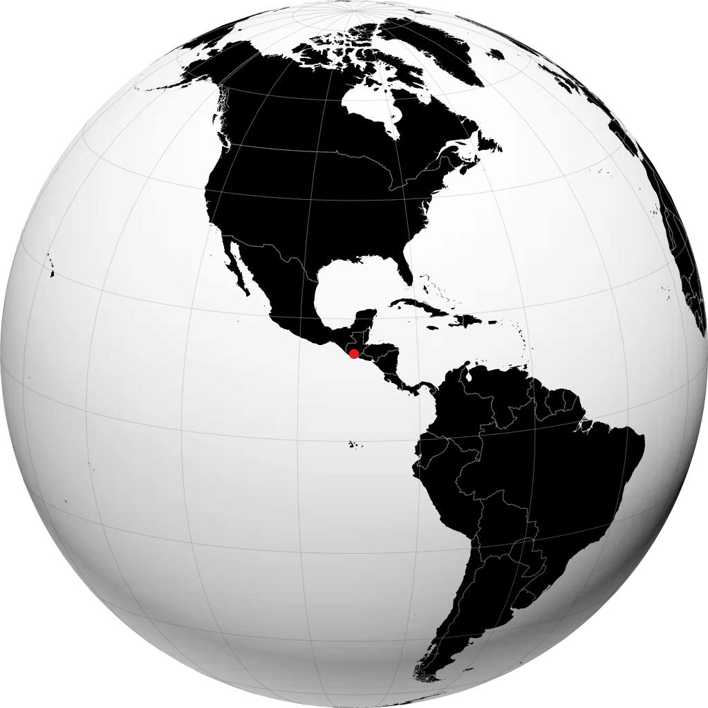 Escuintla sul globo