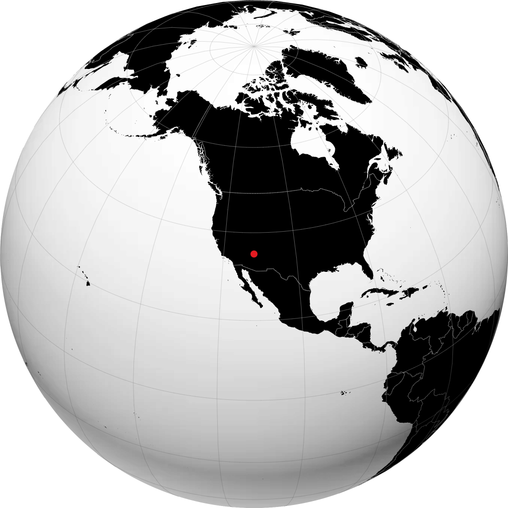 Flagstaff sul globo