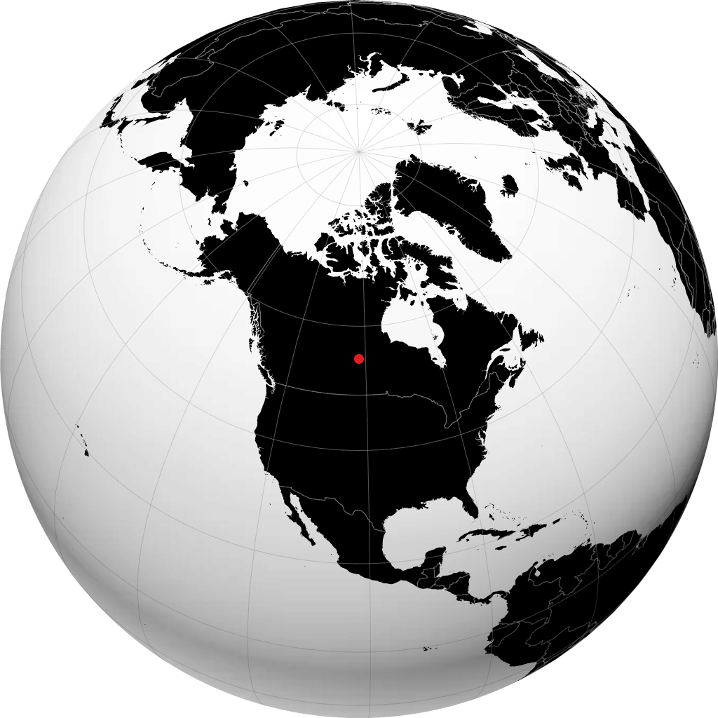 Flin Flon sul globo