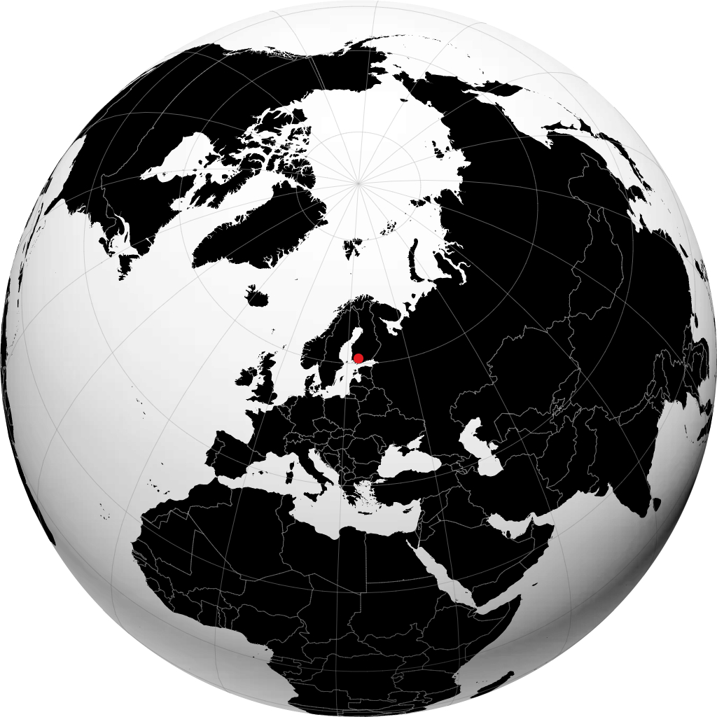 Forssa sul globo