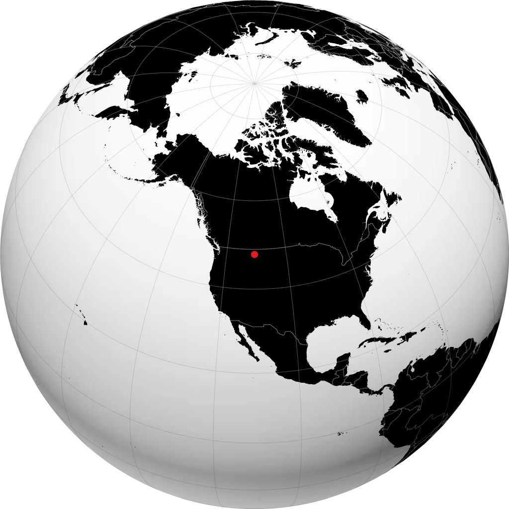 Fort Benton sul globo