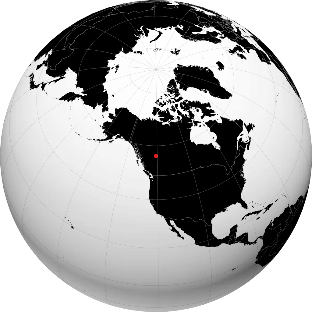 Fort St. John sul globo